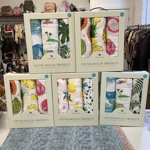 Cotton muslin swaddles